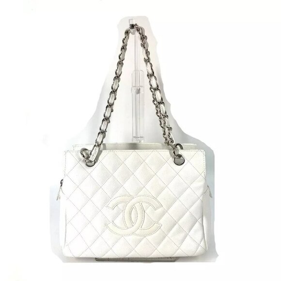 CHANEL CC Mark Timeless Matelasse Quilted Chain Shoulder Bag Tote Bag - Picture 2 of 13